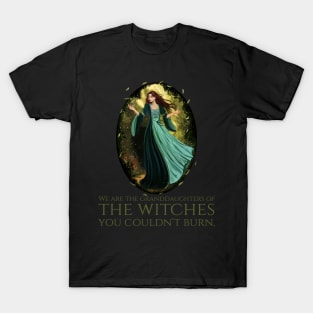 We Are The Granddaughters Of The Witches You Couldn't Burn T-Shirt